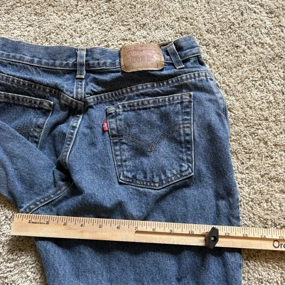 Vintage‎ Y2K Levi's 550 Tapered Leg Relaxed Fit Women's Jeans 30x27 - Picture 5 of 10